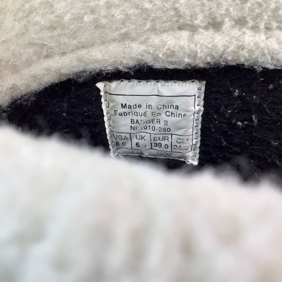 Sorel US Badger II Boots Beige Tan Leather Brown Rubber Winter Lined Size 8 - Picture 4 of 16